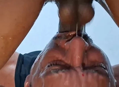 Wild Blowjob, Headfirst, with a Straight Guy