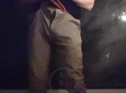 Pee Desperation Challenge Clothed Amateur Boy Got His Hands Tied up to Prevent Him to Piss