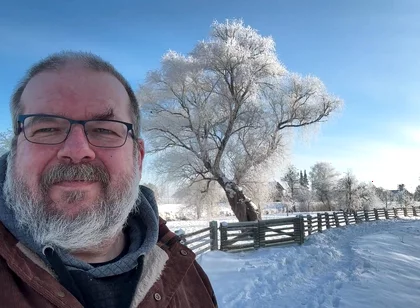 Walk in the Snow, Then Mega Orgasm!