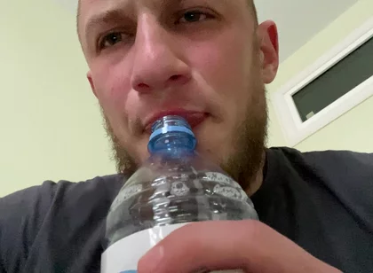 Alpha Fills a Bottle with His Saliva(snot)