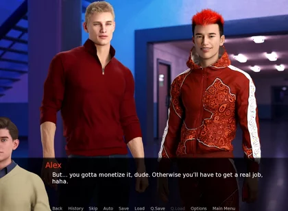 Alex: the Trending Twink - a Productive Convo with Orange Haired Gamer Guy