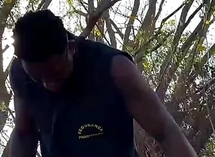 Vigilante Humiliating the Worker