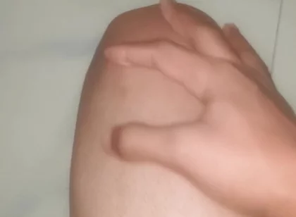 First Time Cumshot. Alone Teen Cumshot