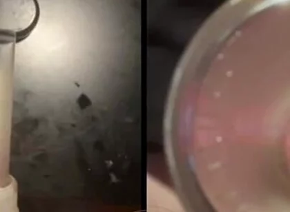 Pissing in a Fleshlight Helped by a Friend POV