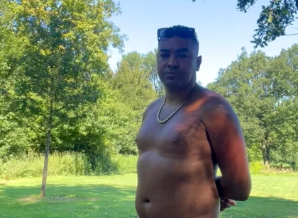 Nudist Jerking Single