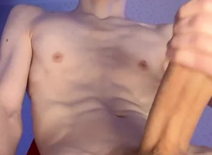 Rubbing the Cum Into My Smooth Skin After Sex