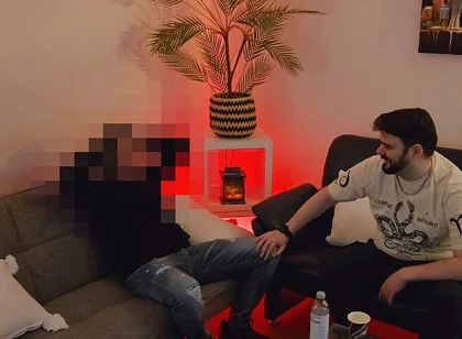 Straight Divorced Uber Driver Comes Back for Help and a Discreet Couch Visit
