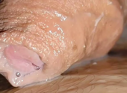 Rough Grandpa Ejaculates the Cum in Slow Motion.