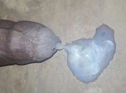 A Big Black Cock Full of Cum