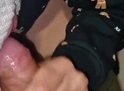 A Stranger Sucks My Dick in a Glory Hole. I Came in to Take a Piss but Got a Blowjob Until I Cum.