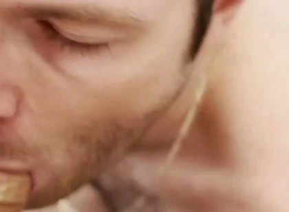 Sucking a Big Bear and Let Him Use My Hole