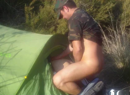 The Forest Ranger Fines Me with a Cumshot