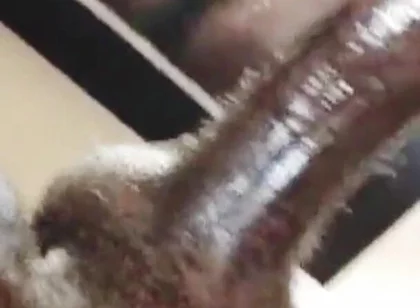 Straight BBC Plays with Ass and Cums in Mirror