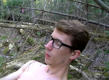 Outdoor Jack off with Twink Sacha
