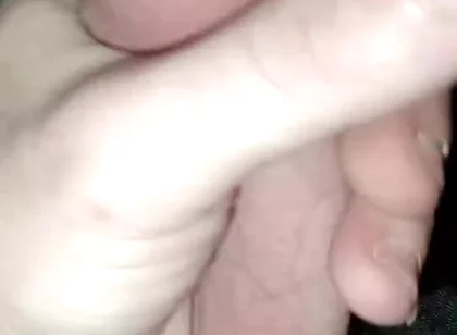 Stroking My Thick 7 Inch Cock