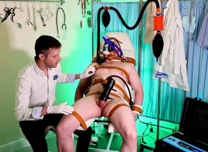 Annual Cum Extraction for the Chastity Slave in the Clinic