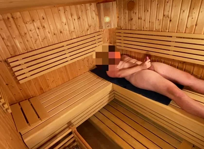 Huge Sauna Cum