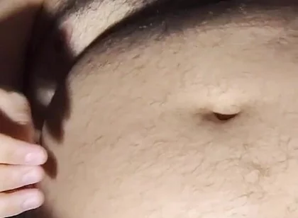 Pig Man Full of Fat and Cum