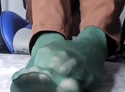 I Give My Co-worker Some Green Nylon Stockings