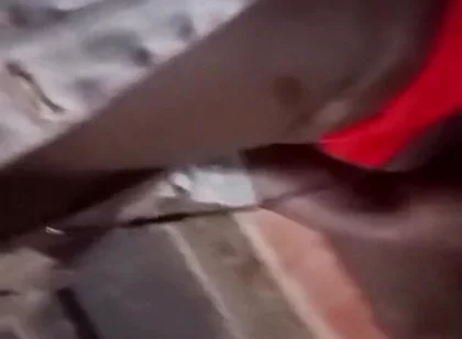 Stepmom Was so Horny so I Had to Cum on the Floor for Her to See
