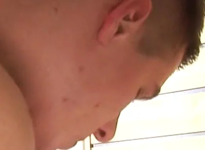 Gay action with two handsome men's in sauna