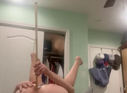 Sissy Fucks His Own Ass