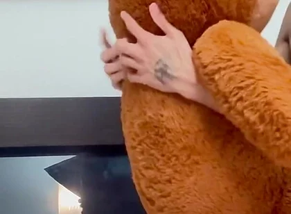 I Put the Teddy Bear on All Fours and Came on Top of It