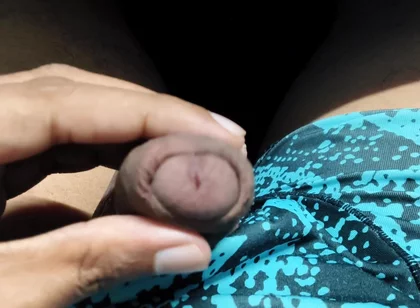 Cock Massage closeup solo Homemade Black cock POV