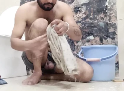Indian hot man masturbation show