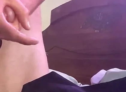 See Me Bust Twice While Jerking on My Knees
