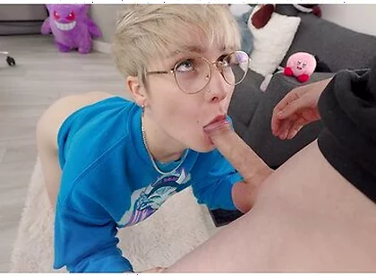 Femboy Stepbro Sucks And Deepthroats Twink Cock