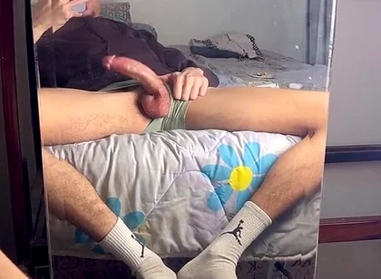 A Fan Asked Me to Cum for Him Holding My Big Balls