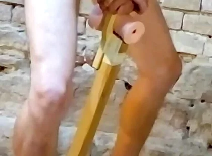 Fleshlight Pussy Stand Fuck Masturbation