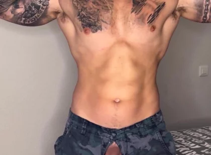 My Big Military Cock in Action