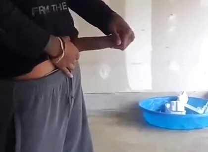 Wanking at work on lunch break