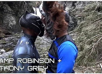 Black Panther Fucks And Breeds Tight Black Hole Outdoors