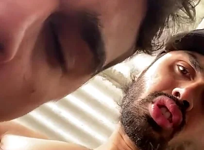 Sucking the Thick and Big-headed Cock