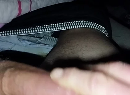German Uncut Cock Masturbate