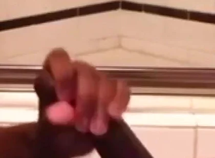 Wanking my big dick huge cumshot