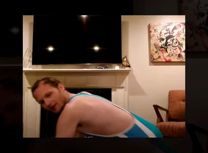 Singlet Wrestles Boy, Strips, Sucks, Rims, Bareback Doggy Style on the Living Room Floor