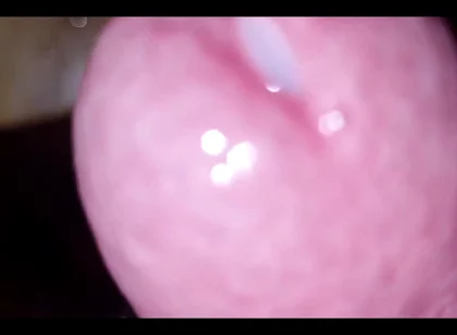 Twice Cumshots with a Hard Cock and Interruption of the First Orgasm