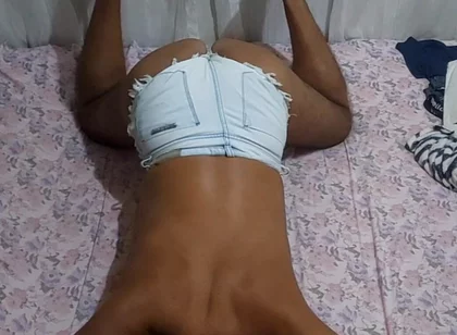 Ladysmith, Crossdresser in Lingerie in Bed, Live