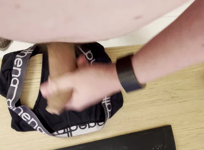 POV Cum in Briefs