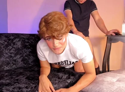 Femboy Gets Fucked by Her Best Friend's Stepbrother
