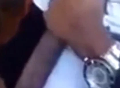 Stroking my big black cock