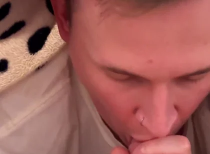 Sharing a Bed with My Step-sister's BF & Ridng and Blowjob