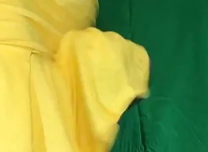 Yellow Skirt, No Panties
