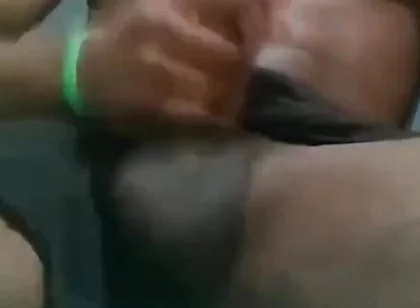 Stroking my hard cock in bathroom massive cumshot