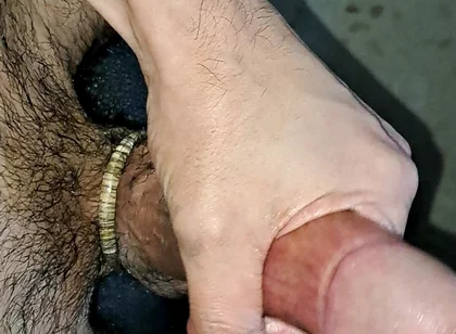 Close-up of Massage and Cumshot