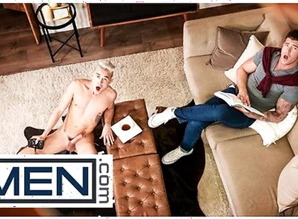 Andy Taylor Falls Through The Ceiling And Lands On Jj Knights Thick, Hard Cock